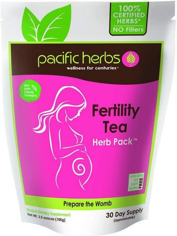 Pacific Herbs, Fertility Tea Herb Pack, 3.5 ounces