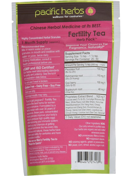 Pacific Herbs, Fertility Tea Herb Pack, 3.5 ounces
