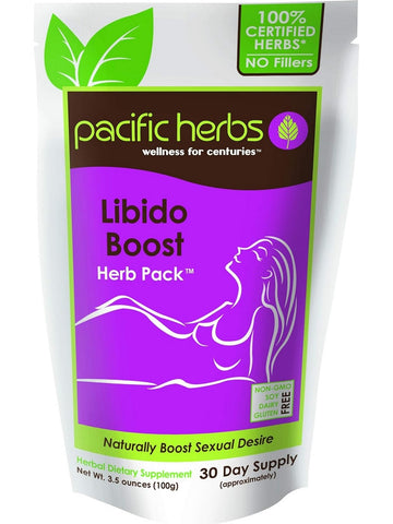 Pacific Herbs, Libido Boost Herb Pack, Naturally Boost Sexual Desire, 3.5 ounces