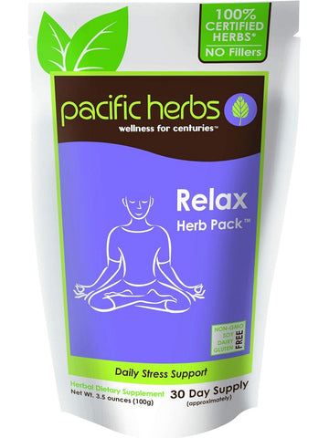 Pacific Herbs, Relax Herb Pack, 3.5 ounces