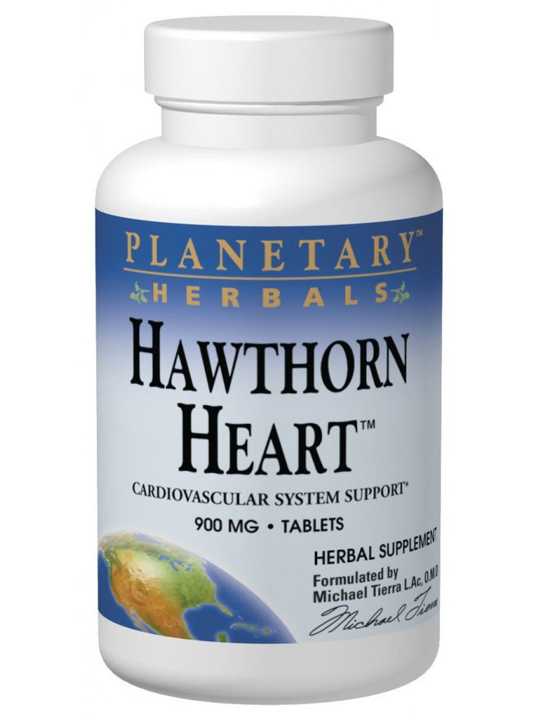 Planetary Herbals, Hawthorn Heart, 60 ct