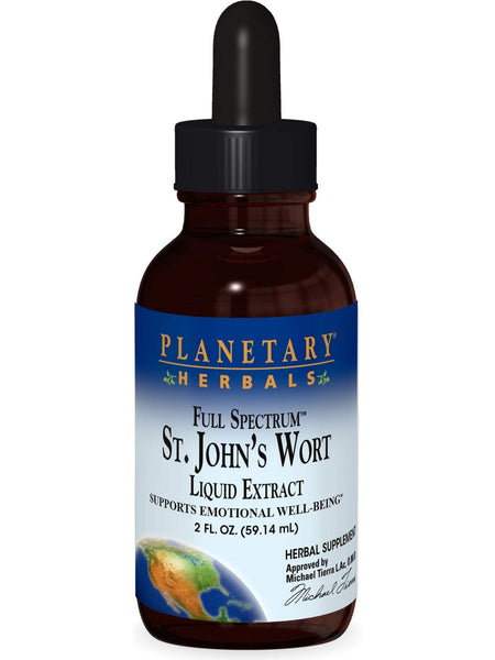 Planetary Herbals, St. John's Wort Extract, Full Spectrum, 2 fl oz