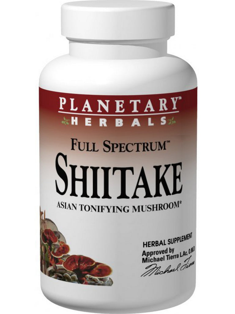 Planetary Herbals, Shiitake, Full Spectrum™ 450 mg, 30 Tablets