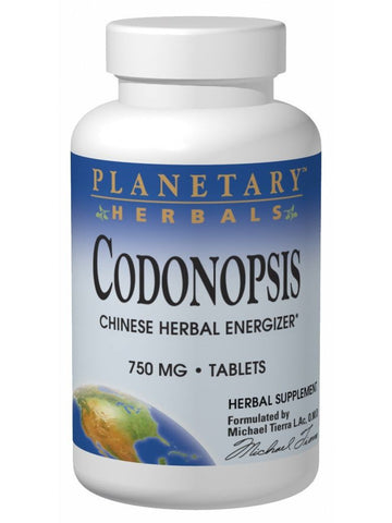 Planetary Herbals, Codonopsis 750mg, 60 ct