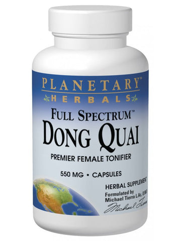 Planetary Herbals, Dong Quai Full Spectrum 550mg, 60 ct