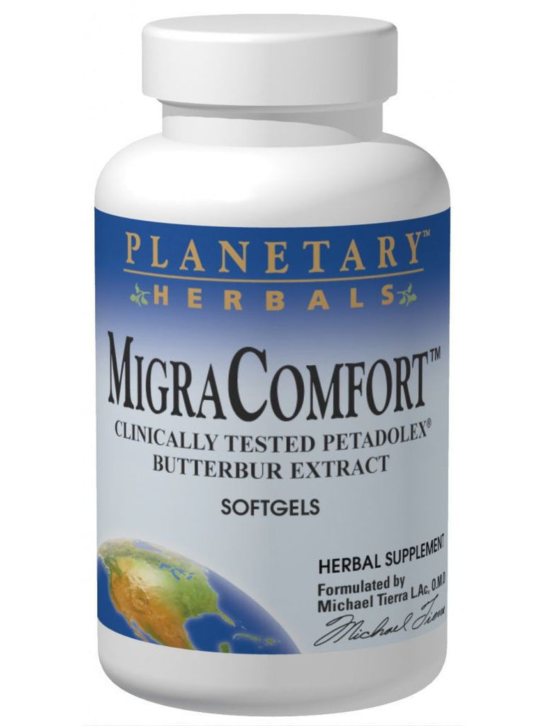 Planetary Herbals, MigraComfort Petadolex Butterbur 50mg, 30 softgels