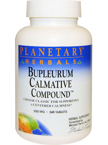 Planetary Herbals, Bupleurum Calmative Compound™ 550 mg, 240 Tablets