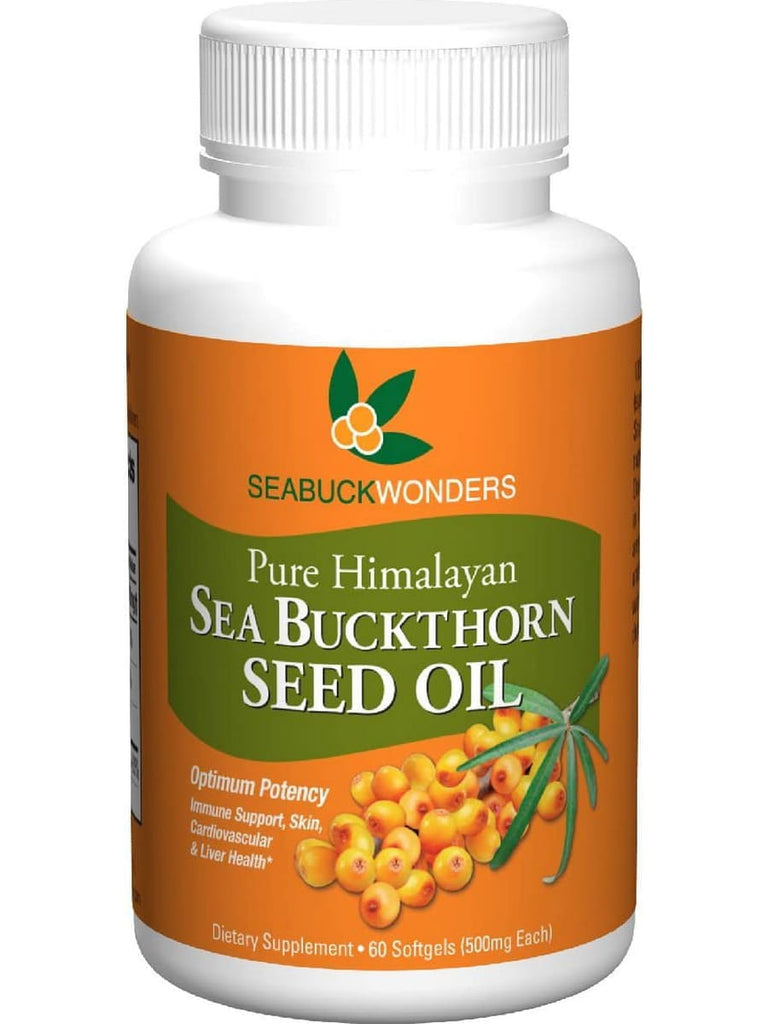 SeabuckWonders, Sea Buckthorn Seed Oil, 60 Softgels