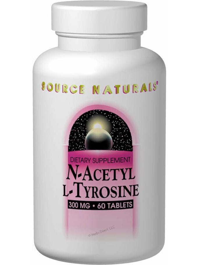 Source Naturals, N-Acetyl L-Tyrosine, 300mg, 120 ct