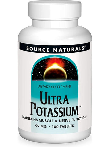 Source Naturals, Ultra Potassium™ 99 mg, 100 tablets