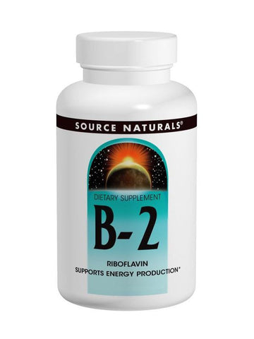 Source Naturals, Vitamin B-2 Riboflavin, 100mg, 250 ct