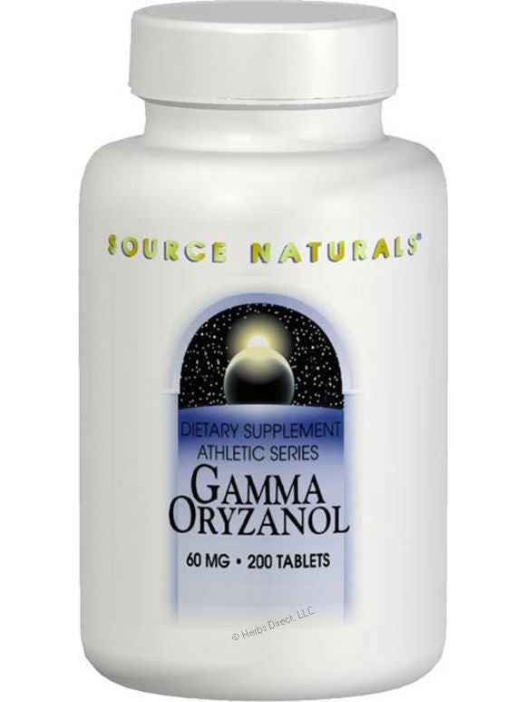 Source Naturals, Gamma Oryzanol, 60mg, 200 ct
