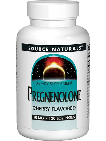 Source Naturals, Pregnenolone 10 mg, Cherry, 120 lozenges