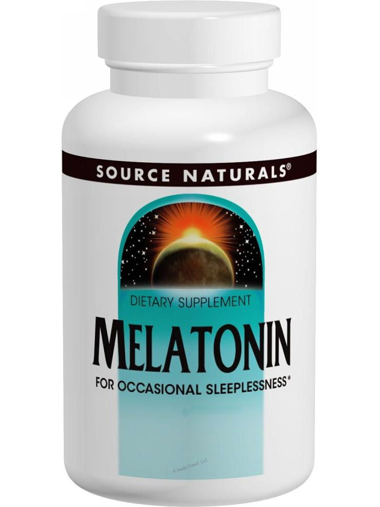 Source Naturals, Melatonin, 1mg Sublingual Orange, 100 ct