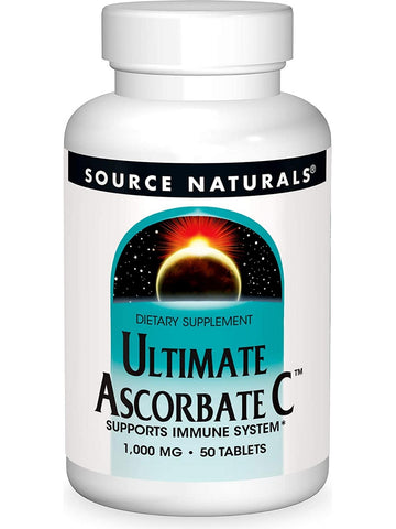 Source Naturals, Ultimate Ascorbate C™ 1000 mg, 50 tablets