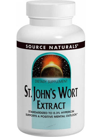 St. John's Wort Standardized Extract, 300mg, 240 ct, Source Naturals