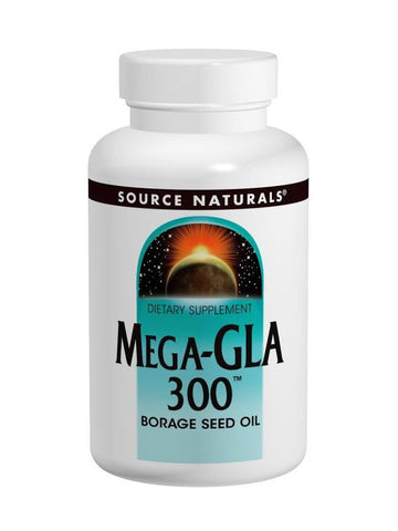 Source Naturals, Mega-GLA 300 Borage Seed Oil, 60 softgels