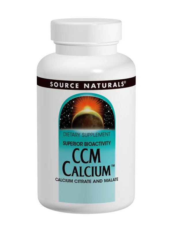 Source Naturals, CCM Calcium Calcium Citrate/Malate, 300mg, 120 ct