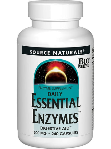 Source Naturals, Essential Enzymes® 500 mg, 240 capsules