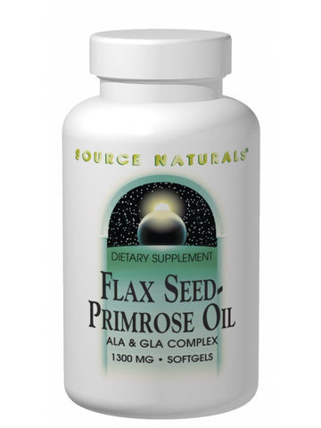 Source Naturals, Flax Seed-Primrose Oil, 1300mg, 45 softgels