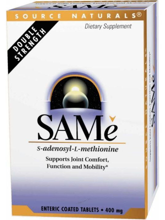 Source Naturals, SAMe, 200mg S-Adenosyl-L-Methionine Enteric Coated, 20 ct