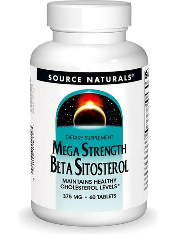 Source Naturals, Beta Sitosterol, Mega Strength 375 mg, 60 tablets