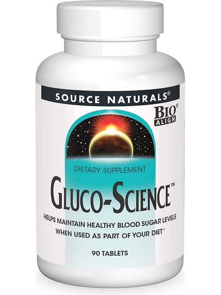 Source Naturals, Gluco-Science™, 90 tablets