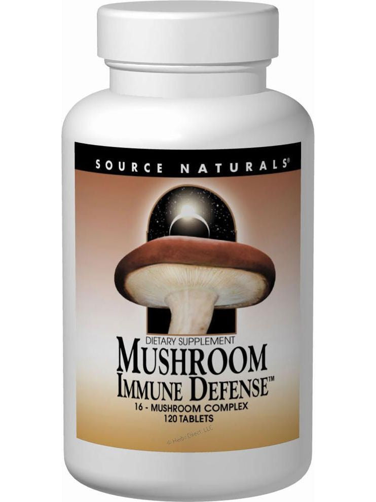 Source Naturals, Mushroom Immune Defense 16-Mushroom Complex, 120 ct