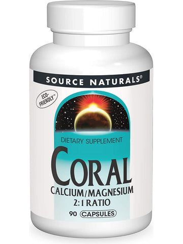Source Naturals, Coral Calcium/Magnesium, 90 capsules