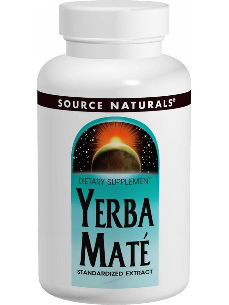 Source Naturals, Yerba Mate Standardized Ext, 600mg, 180 ct