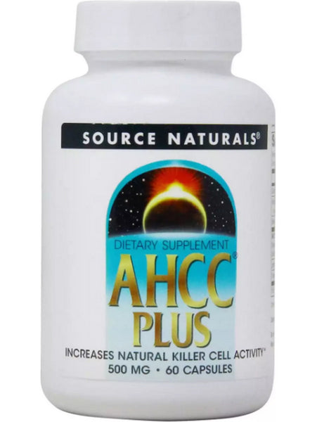 Source Naturals, AHCC® Plus 500 mg, 60 capsules