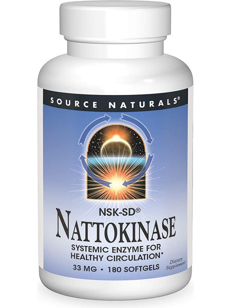 Source Naturals, Nattokinase, 36mg, 180 softgels