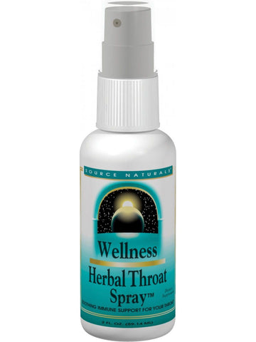 Source Naturals, Wellness Herbal Throat Spray, 2 oz