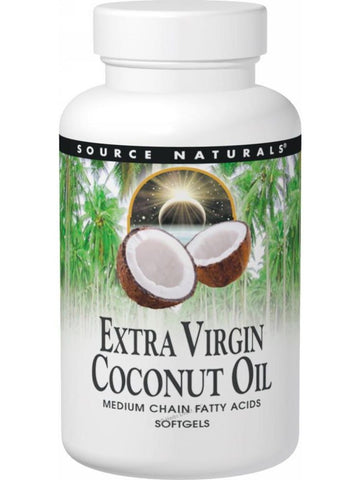 Source Naturals, Coconut Oil Extra Virgin, 240 softgels