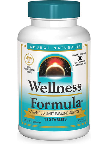 Source Naturals, Wellness Formula®, 180 tablets