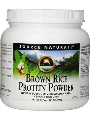 Source Naturals, Brown Rice Protein, 16 oz