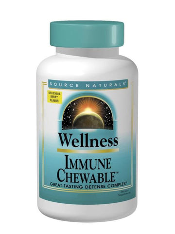 Source Naturals, Wellness Immune Chewable, 120 wafers