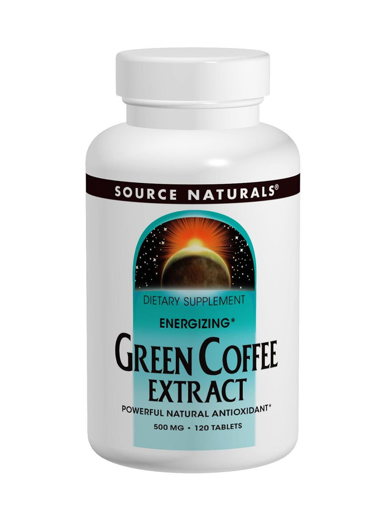 Source Naturals, Energizing Green Coffee Extract, 500mg, 120 ct