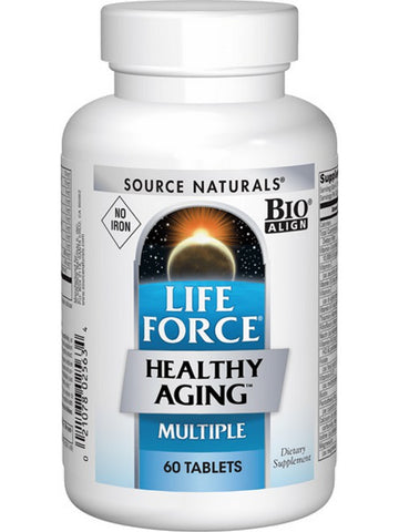 Source Naturals, Life Force® Healthy Aging™ No Iron, 60 tablets