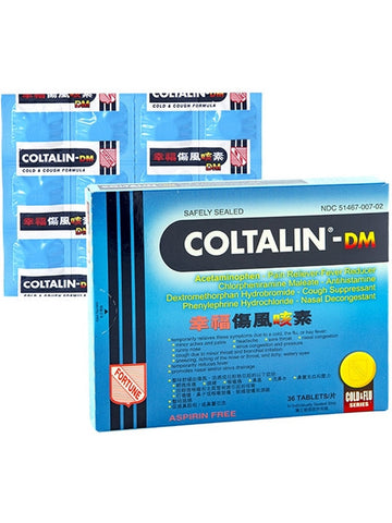 Solstice, Fortune, Coltalin-DM, Cold Tablets, 36 tablets