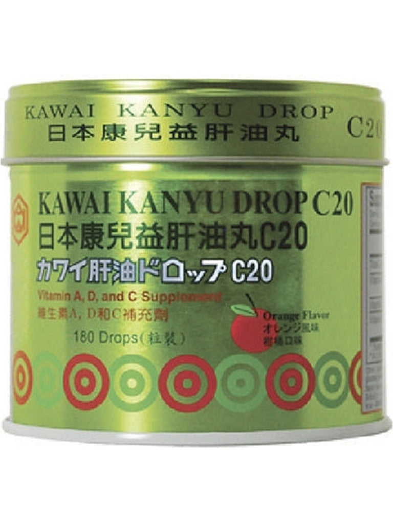 Solstice, Kawai, Kanyu Drops C20-Vitamin A, D And C, 180 Drops