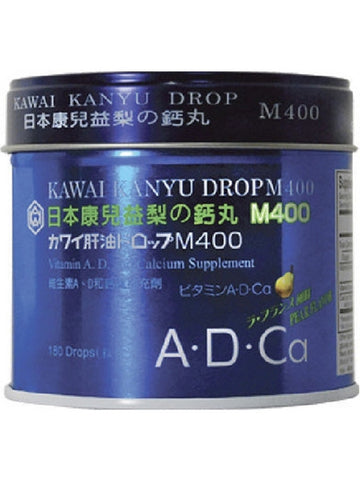 Solstice, Kawai, Kanyu Drops M400-Vitamin A, D And Calcium, 180 Drops
