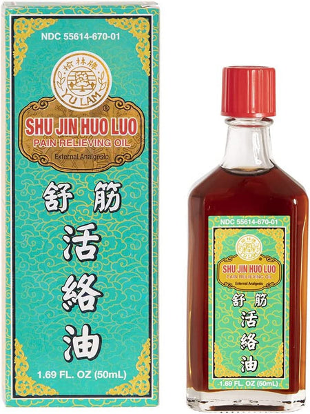 Solstice, Yu Lam Brand, Shu Jin Huo Luo Pain Relieving Oil, 1.69 fl oz
