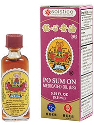 Solstice, Po Sum On, Medicated Oil, Small, 0.19 fl oz