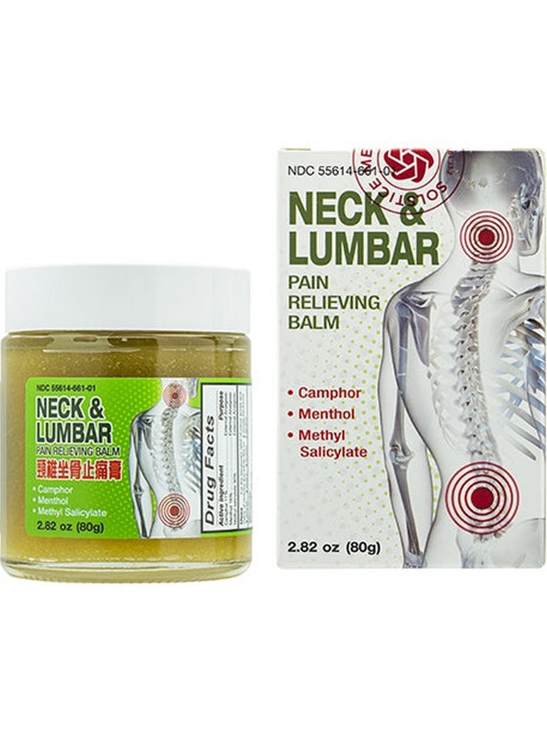 Solstice, Yu Lam Brand, Neck & Lumbar Pain Relieving Balm, 2.82 oz