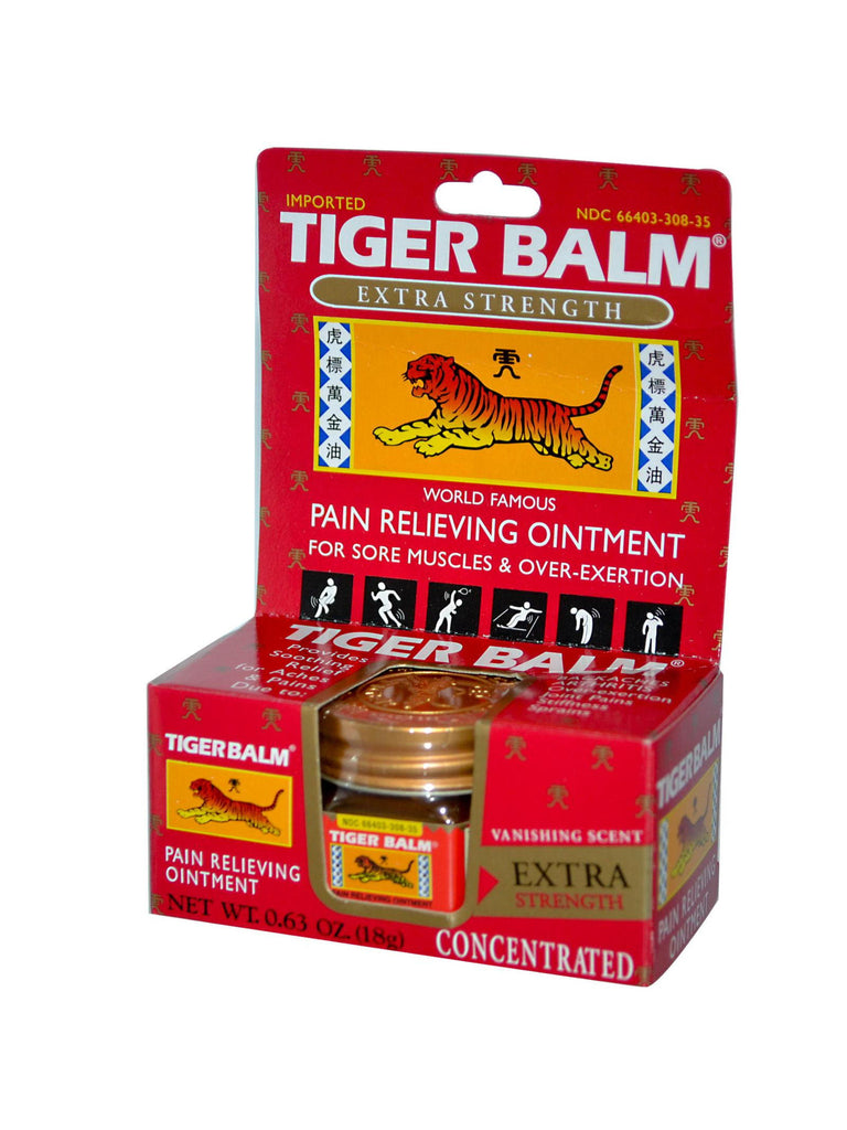 Tiger Balm Red X-tra Strength, 0.63 oz, Tiger Balm