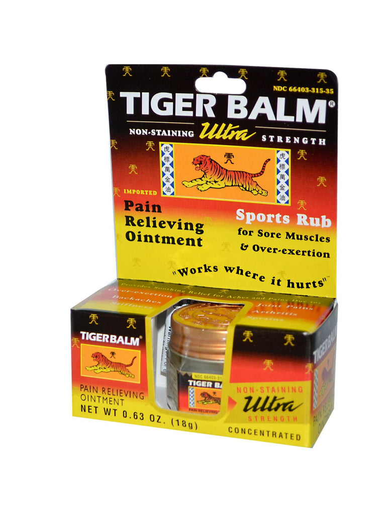 Tiger Balm Ultra White, 0.63 oz, Tiger Balm