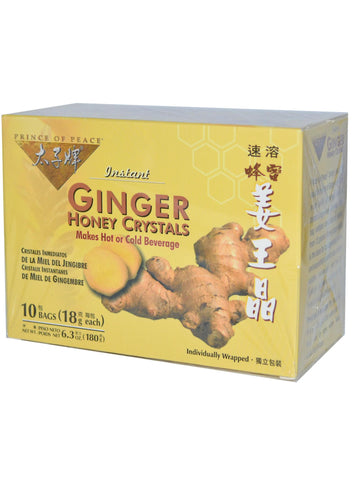 Ginger Honey Crystals, 10 teabags, Prince of Peace