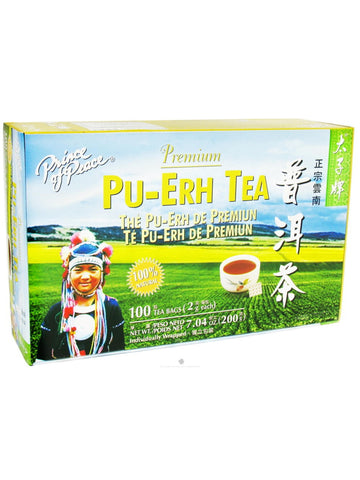 Premium Pu-Erh Tea, 100 teabags, Prince of Peace