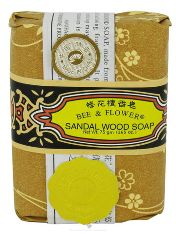 Bar Soap Sandalwood, 2.65 oz, Bee & Flower Soap